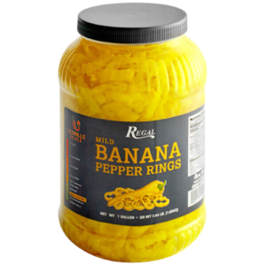 regal mild banana pepper rings 1 gallon 4/case