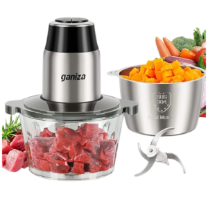 ganiza food processors, electric chopper with meat grinder & veggie chopper