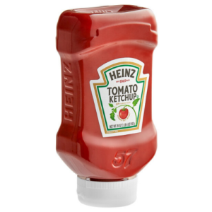 heinz 20 oz. upside down bottle ketchup 30/case