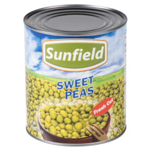 sweet peas #10 can 6/case