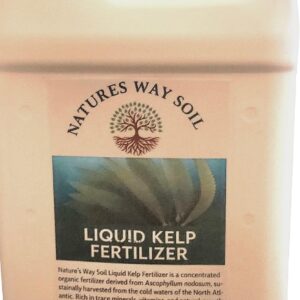 nature’s way soil® liquid kelp fertilizer – 1 gallon/makes 1890 gallons | organic seaweed plant food for lawn, garden, flowers & vegetables | cold processed | natural growth booster & soil revitalizer