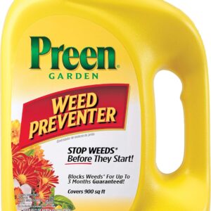 preen garden weed preventer 5.625 lb. bottle covers 900 sq. ft.