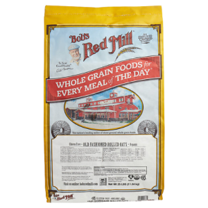 Bob's Red Mill 25 lb. Organic Gluten-Free Whole Grain Rolled Oats
