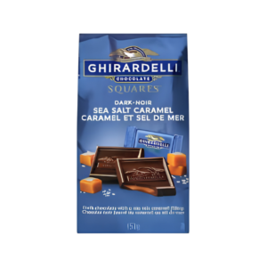 ghirardelli dark chocolate sea salt caramel squares